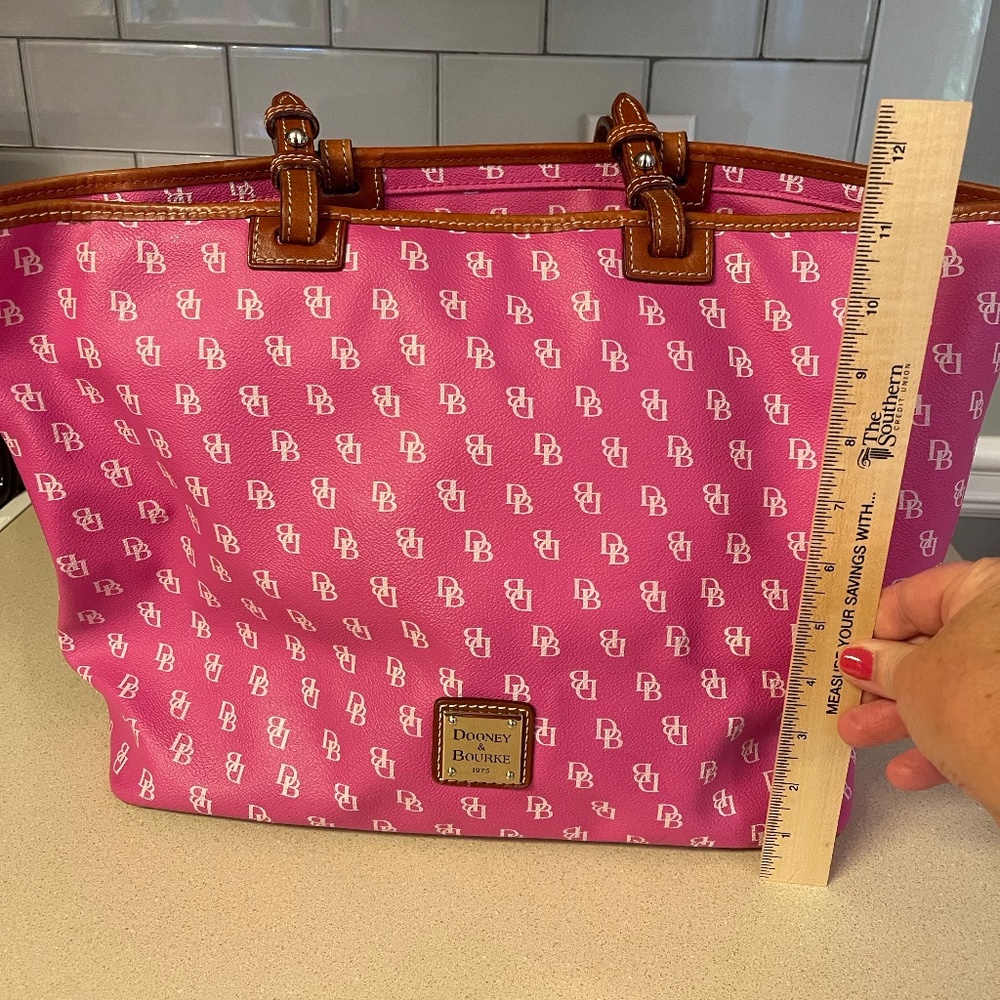 Dooney & Bourke Pink Signature Tote Bag